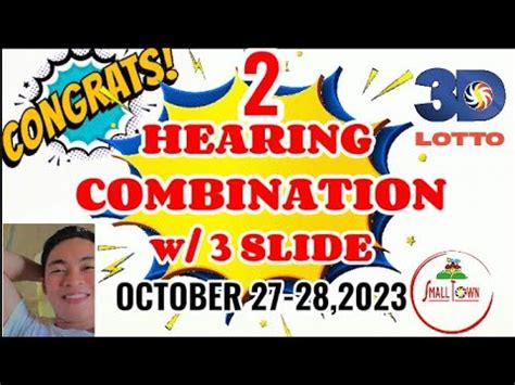 HEARING TODAY 3D LOTTO NATIONAL SWERTRES .